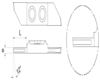 Abstechplatte 12° mit Spanroller (1054 R)